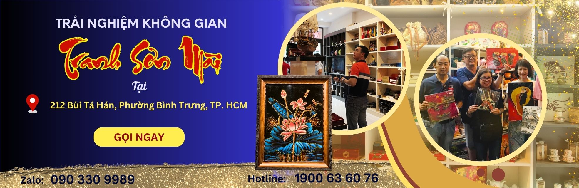 Trải nghiệm không gian sơn mài