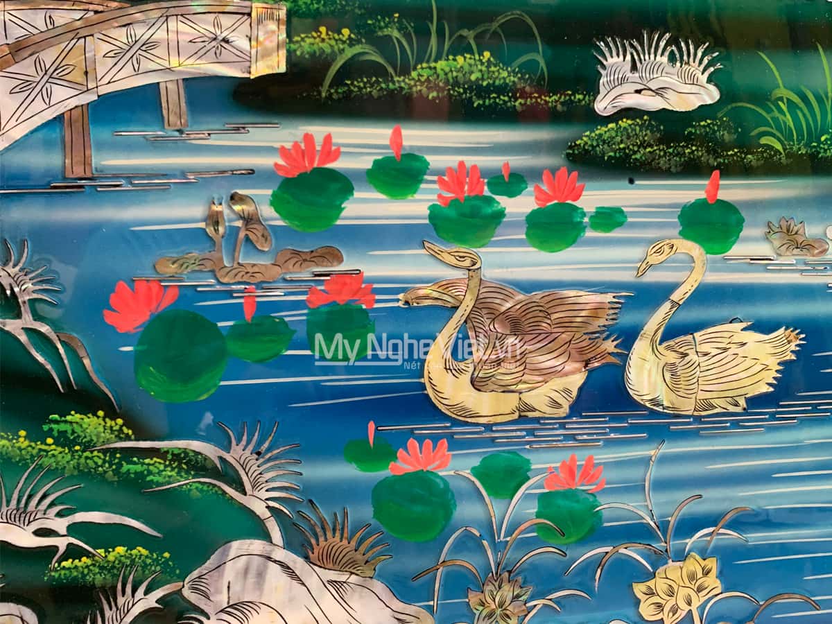 Liễn Thờ Cửu Huyền Thất Tổ Cẩn Ốc 120x140cm SMA198-1214-1