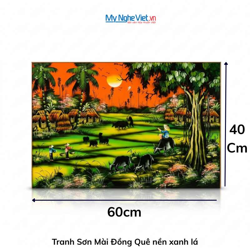 Tranh Sơn Mài Đồng Quê Nhiều Mẫu Hàng Cao Cấp 40x60 – MNV-TSM46_10