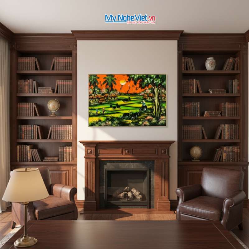 Tranh Sơn Mài Đồng Quê Nhiều Mẫu Hàng Cao Cấp 40x60 – MNV-TSM46_10