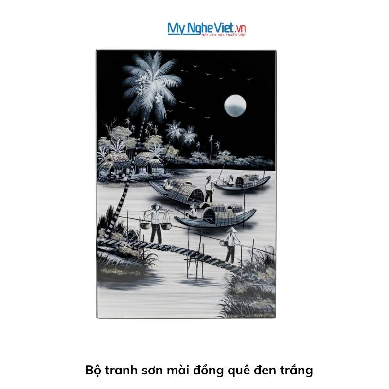 Tranh Đồng quê nhiều mẫu hàng cao cấp 40x60 MNV-TSM46_02