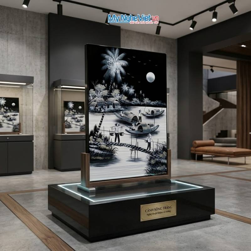 Tranh Đồng quê nhiều mẫu hàng cao cấp 40x60 MNV-TSM46_02