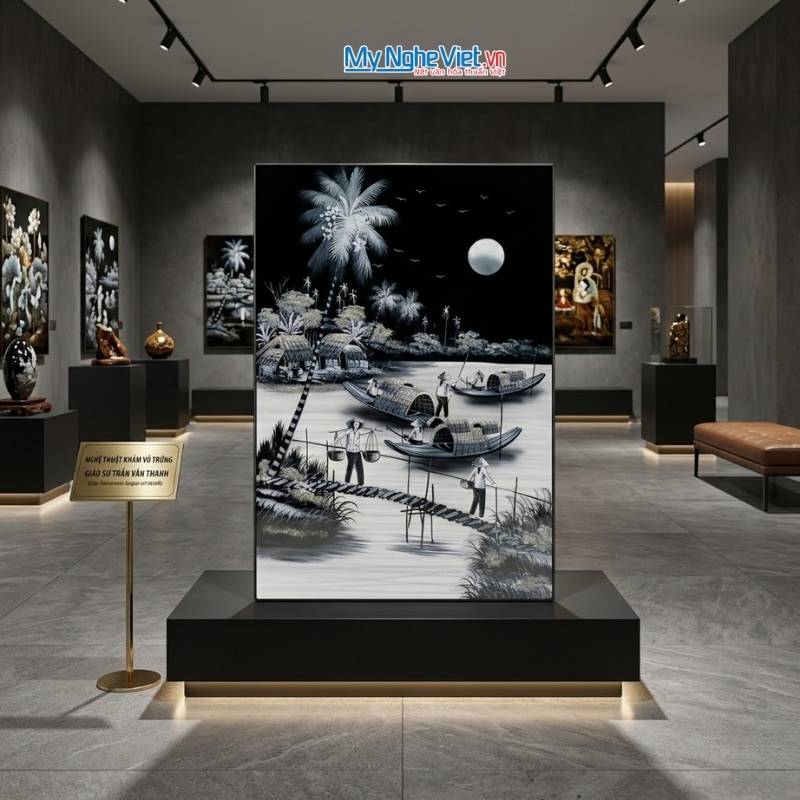 Tranh Đồng quê nhiều mẫu hàng cao cấp 40x60 MNV-TSM46_02