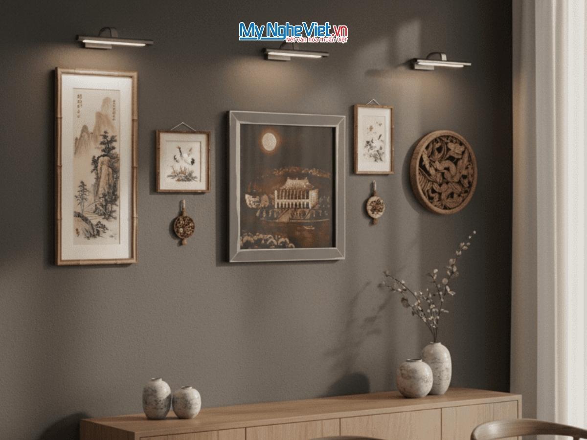 Tranh sơn mài Bến Nhà Rồng 35x35 cm MNVTBL009