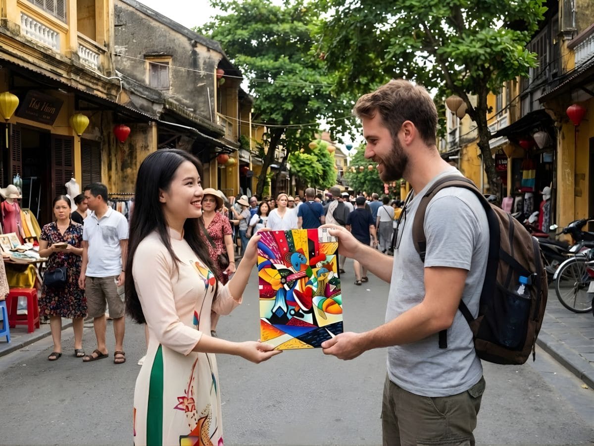 Tranh sơn mài picasso 20x30 SMA373