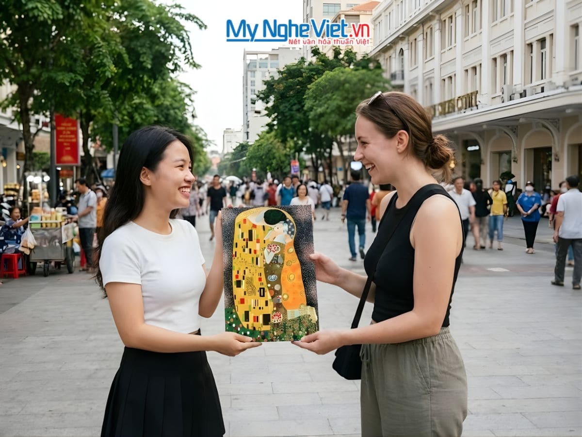 Tranh sơn mài picasso 20x30 SMA373