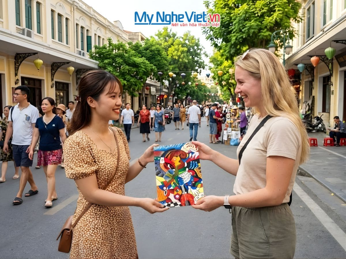 Tranh sơn mài picasso 20x30 SMA373