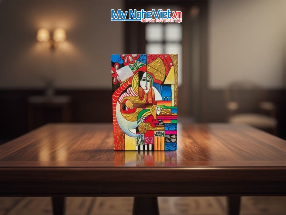 Tranh sơn mài picasso 20x30 SMA373