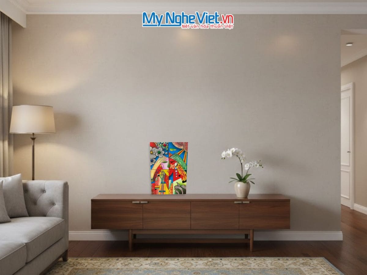 Tranh sơn mài picasso 20x30 SMA373