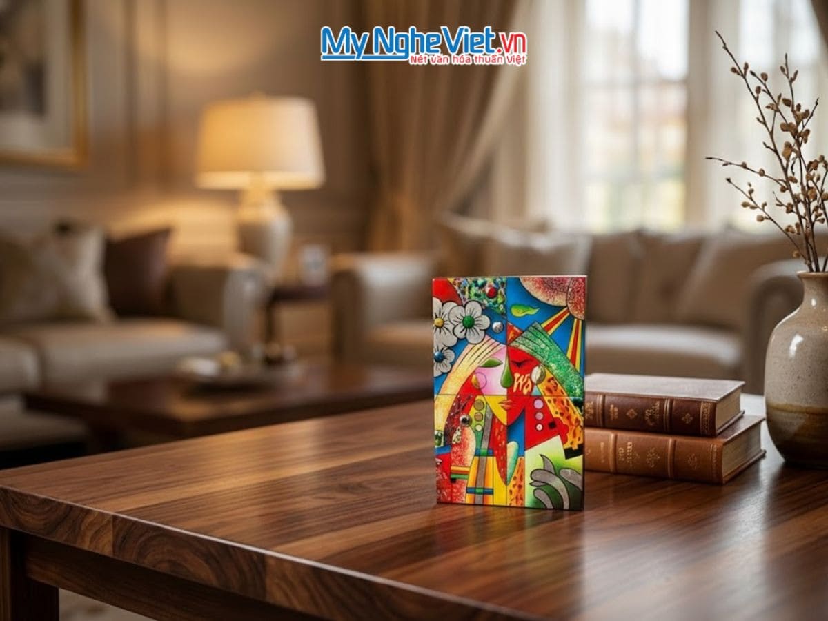 Tranh sơn mài picasso 20x30 SMA373