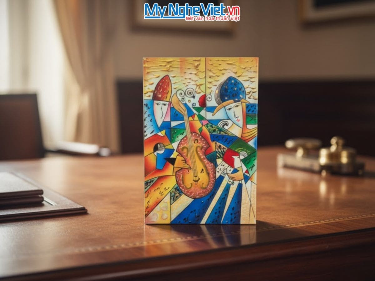 Tranh sơn mài picasso 40x60 MNV-SMA374