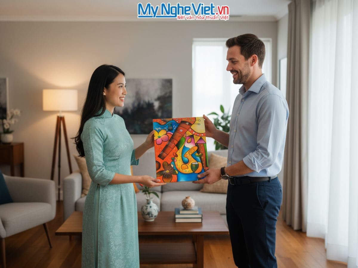 Tranh sơn mài picasso 40x60 MNV-SMA374