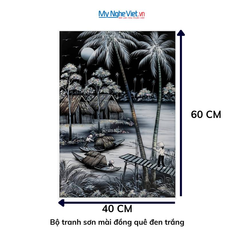 Tranh Đồng quê nhiều mẫu hàng cao cấp 40x60 MNV-TSM46_01