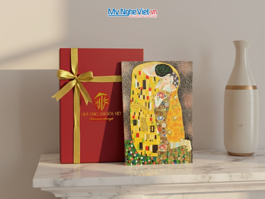 Tranh Sơn Mài Picasso 20x30cm nhiều mẫu và hộp quà tặng cao cấp SMA373