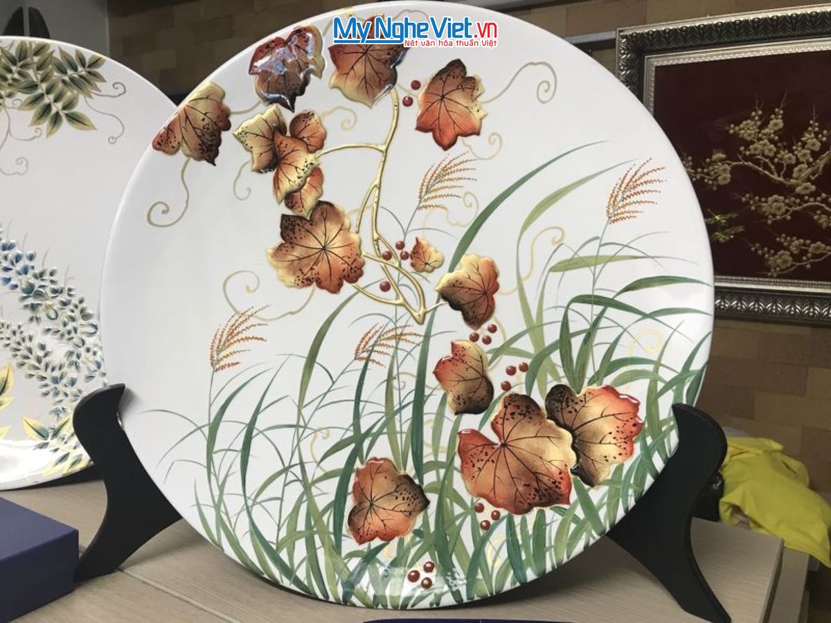 Tranh Dĩa Trắng D40 MNV-TSMDH03