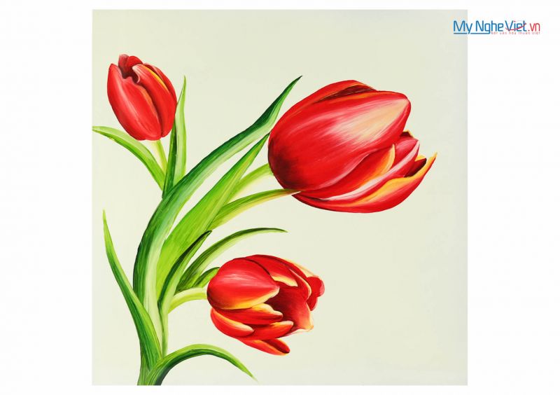Tranh hoa sơn mài phong cách hiện đại MNV-SMA403