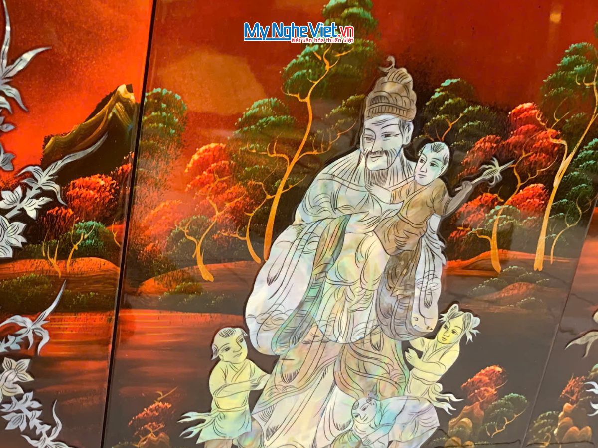 Bộ tranh sơn mài Phúc - Lộc - Thọ TSM367-1