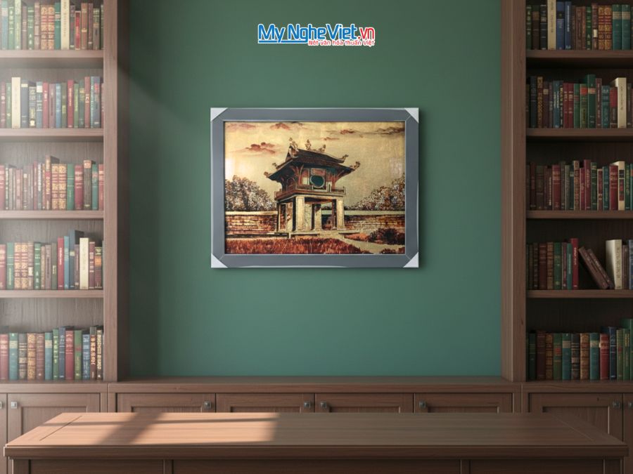 Tranh Sơn Mài Vẽ Văn Miếu Quốc Tử Giám TSM3545-1.2